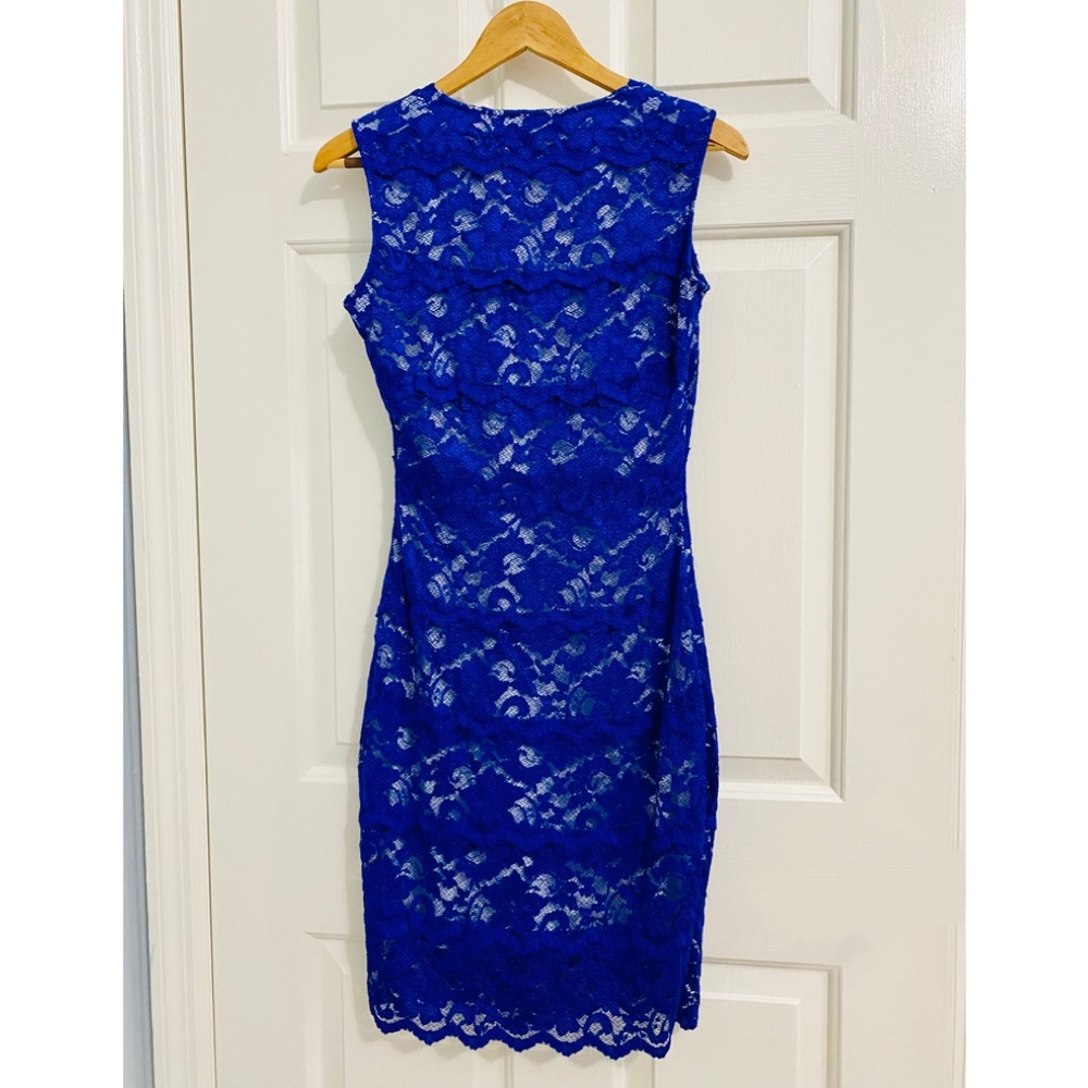 Badgley Mischka Lace Cocktail Dress. NWT. - Picture 2 of 5